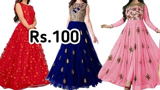 Buy party wear gown ₹100 // Stylish gown in cheap price // Latest 2022 party gown