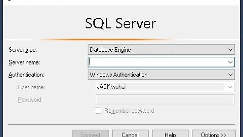 Server Name in SQL Server Management is Empty When Connecting with Local DB