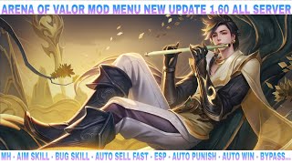 Aov Mod Menu New Update 1.60 | MH, Aim Skill, Bug Skill, Auto Win, Esp, Fix Skin SSS, Unlock Skins.. screenshot 1