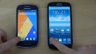 Samsung Galaxy S3 Mini Android 5.0.2 Lollipop vs. Samsung Galaxy S3 Android 4.4.4 - Opening Apps screenshot 5