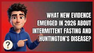 What New Evidence Emerged in 2026 About Intermittent Fasting and Huntington’s Disease