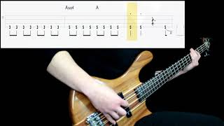 The Killers - Somebody Told Me (Bass Cover) (Play AlongTabs In Video) Resimi