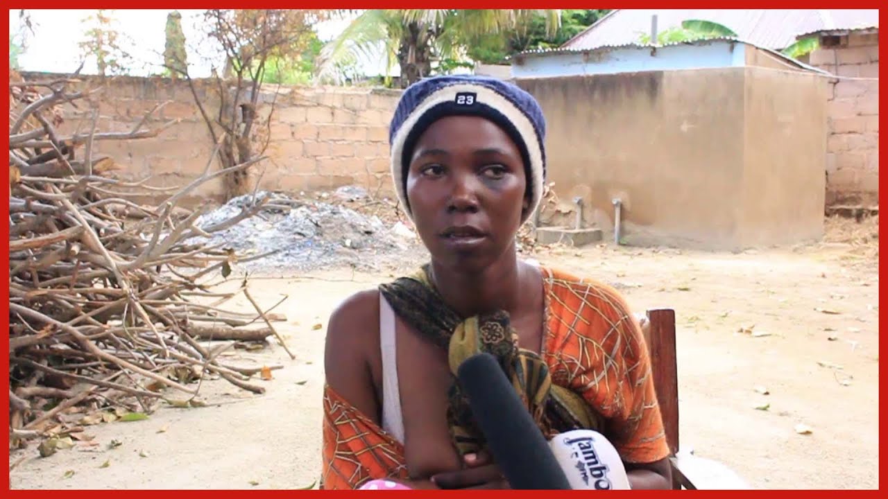 AKIMBIWA NA MUME WAKE BAADA YA KUJIFUNGUA MAPACHA WANNE