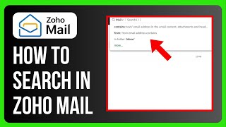 How to Search in Zoho Mail screenshot 5