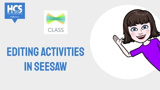 How to edit assignments in Seesaw