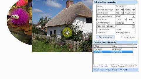 How to change the shape of controls in Repeat Signage software