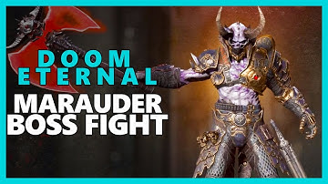Marauder Boss Fight Gameplay DOOM ETERNAL [1080p 60FPS PC]