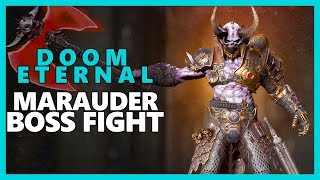 Marauder Boss Fight Gameplay DOOM ETERNAL [1080p 60FPS PC]