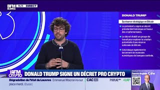 BFM Crypto, les Pros : Donald Trump signe un décret pro crypto