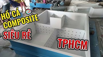 Thùng cá nhựa composite chứa hải sản, thủy sản