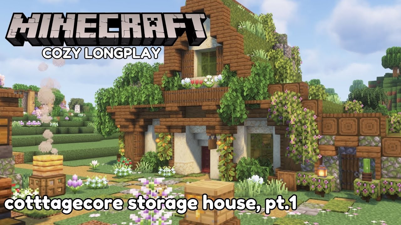 Building a Storage House Part 01 | Minecraft Longplay (no commentary ...