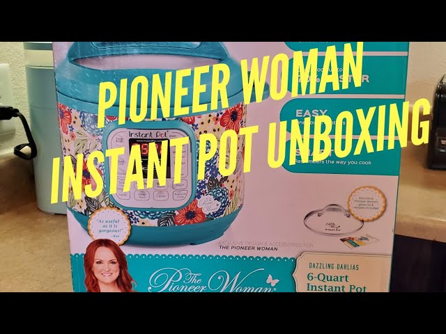 Instant Pot Unboxing / The Pioneer Woman 6 Quart Pessure Cooker 