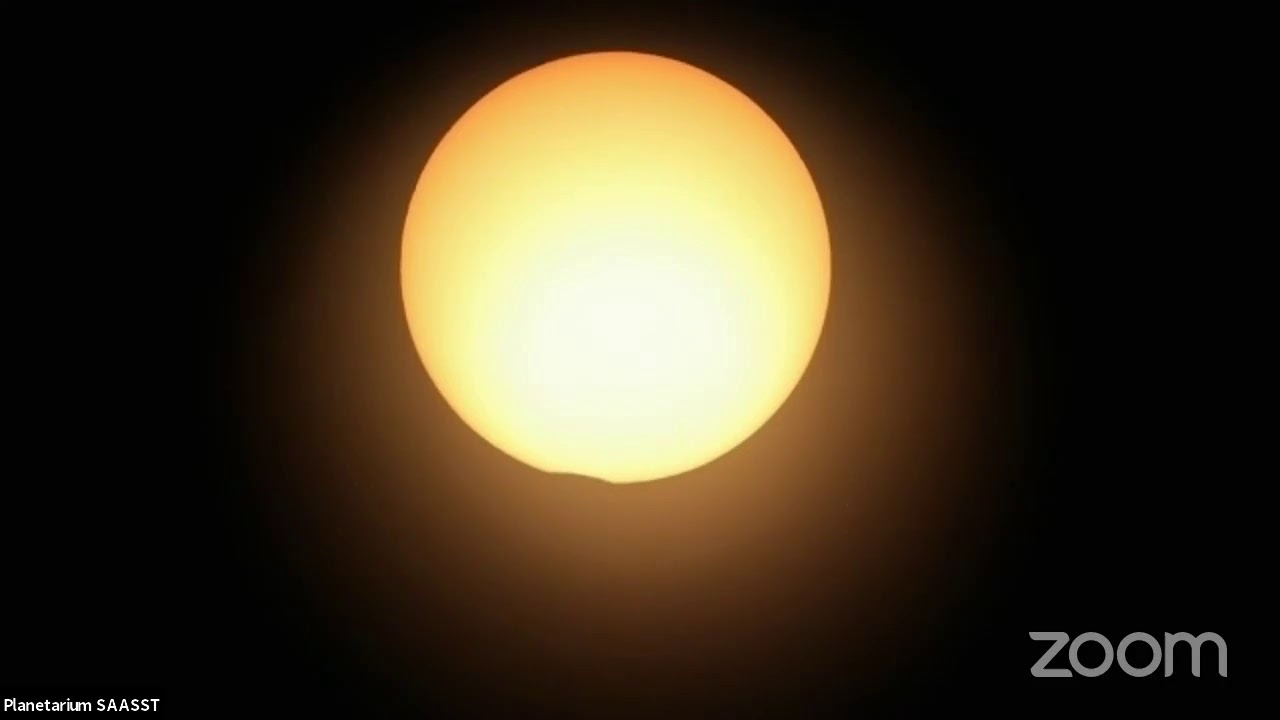 Partial Solar Eclipse Live from SAASST - YouTube
