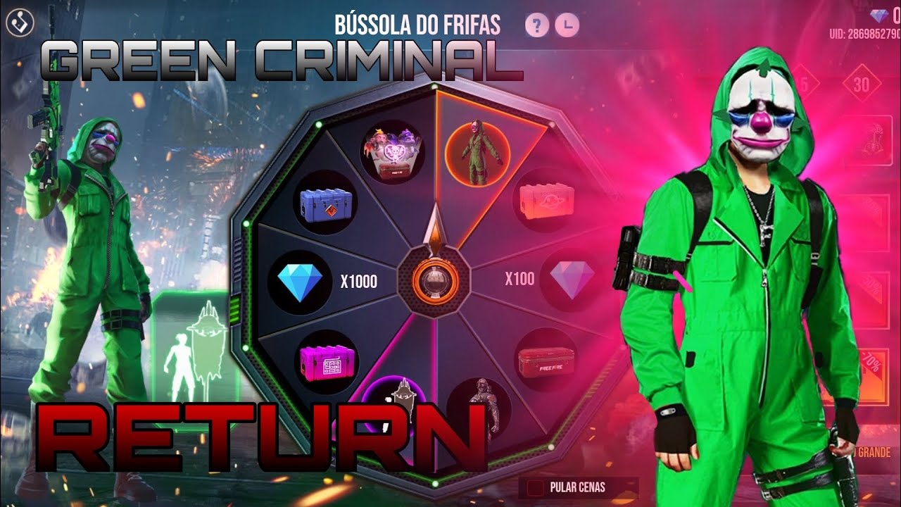 GREEN CRIMINAL RETURN IN INDIA SERVER || FREE FIRE MAX GREEN CRIMINAL COMING SOON JUST WAIT