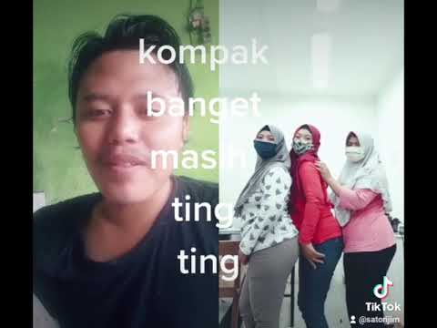 tante jilbab ketat bohai kompak joget tik tok