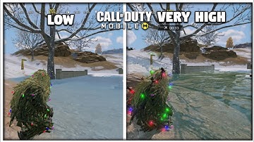 CODM BattleRoyale - Low VS Very High Graphics | Detailed Comparison