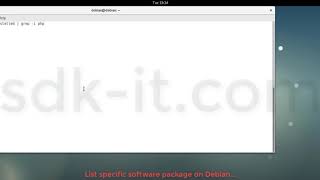 How To List/Get Debian Installed Packages