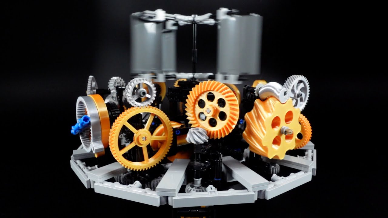 ⁣13 Unusual Gears in a Wind-Powered Lego Machine