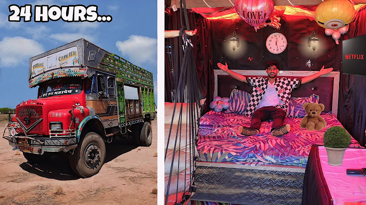 We converted poor truck into luxury truck 24 hours survival challenge
