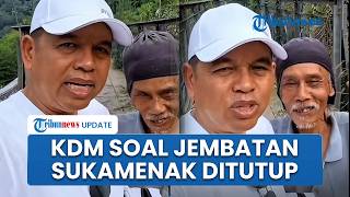 Dedi Mulyadi Bertindak seusai Jembatan Gantung Sukamenak Ditutup Imbas Polemik Hibah Lahan