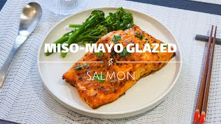 CREAMY Miso-Mayo Glazed Salmon | Super Quick & Easy Tasty Baked Recipes