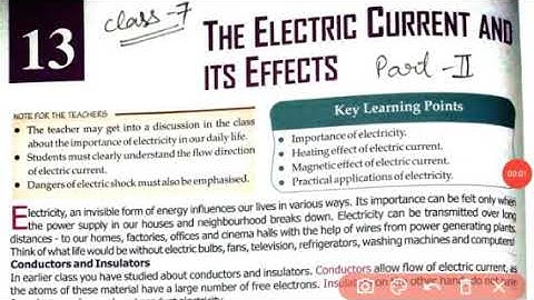 Class 7 Science| Chapter 13 The Electric Current And Its Effect Part 2 | mkd agrim academy