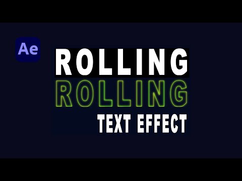 Rolling Text Effect