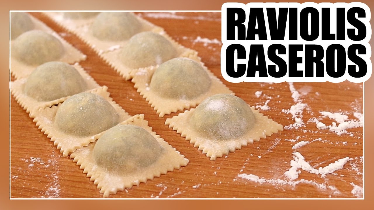 😀Cómo hacer RAVIOLIS de ESPINACA y RICOTA | Receta FÁCIL