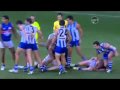 Barry Hall headlock on Scott Thompson