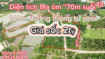 🛑 Bán 1ha đất ôm 140m mặt đường ~ 70m suối,khu dân cư,đất giá rẻ chỉ 2tỷ #đấtlâmđồng