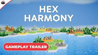 Puzzle cozy game - Hex Harmony - Gameplay Trailer screenshot 2