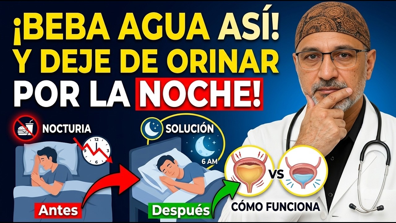 Urólogo Revela: El Error al Beber Agua que Hace que los Mayores se Despierten por la Noche