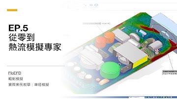 【從零到熱流模擬專家EP.5】FloEFD-輻射模擬-實際案例教學：車燈模擬