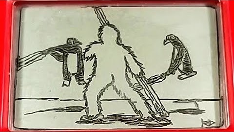A Naga, John from Homestuck, 2 Penguins Fighting with Laser Swords Against a Sasquatch, Danny Phanto