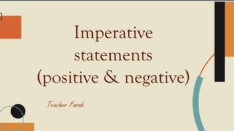 LESSON VIDEO YEAR 3 UNIT 7: Out and About. Imperative statements (Rules)