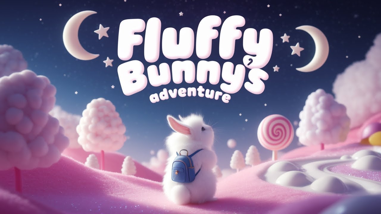 Fluffy Bunny’s Night Adventure – A Magical Dreamland Journey | Bedtime Story for Kids