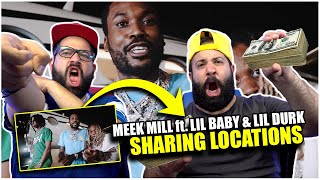 Meek Mill - Sharing Locations feat. Lil Baby \& Lil Durk | JK BROS REACTION
