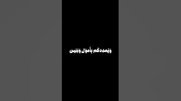 ياسر الدوسري - سورة نوح - قرآن شاشه سوداء خط عريض