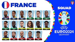 FRANCE SQUAD EURO 2024 QUALIFIERS FT. KYLIAN MBAPPE | UEFA EURO 2024