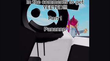 Type your roblox username in the comments to get YEETED!!! (Part 1) #shorts #roblox #yeet