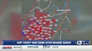 Hart County man found safe after massive multi-day search