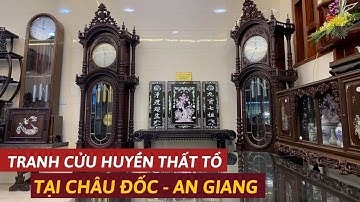 Tranh Khảm Ốc Đỏ Cửu Huyền Thất Tổ Cho Khách Tại Châu Đốc AN GIANG | Khảm Ốc Đẹp Triệu Khảm Trai