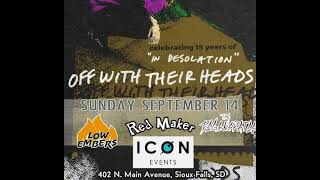 Low Embers Ray John Live Sioux Falls SD Icon 2025 