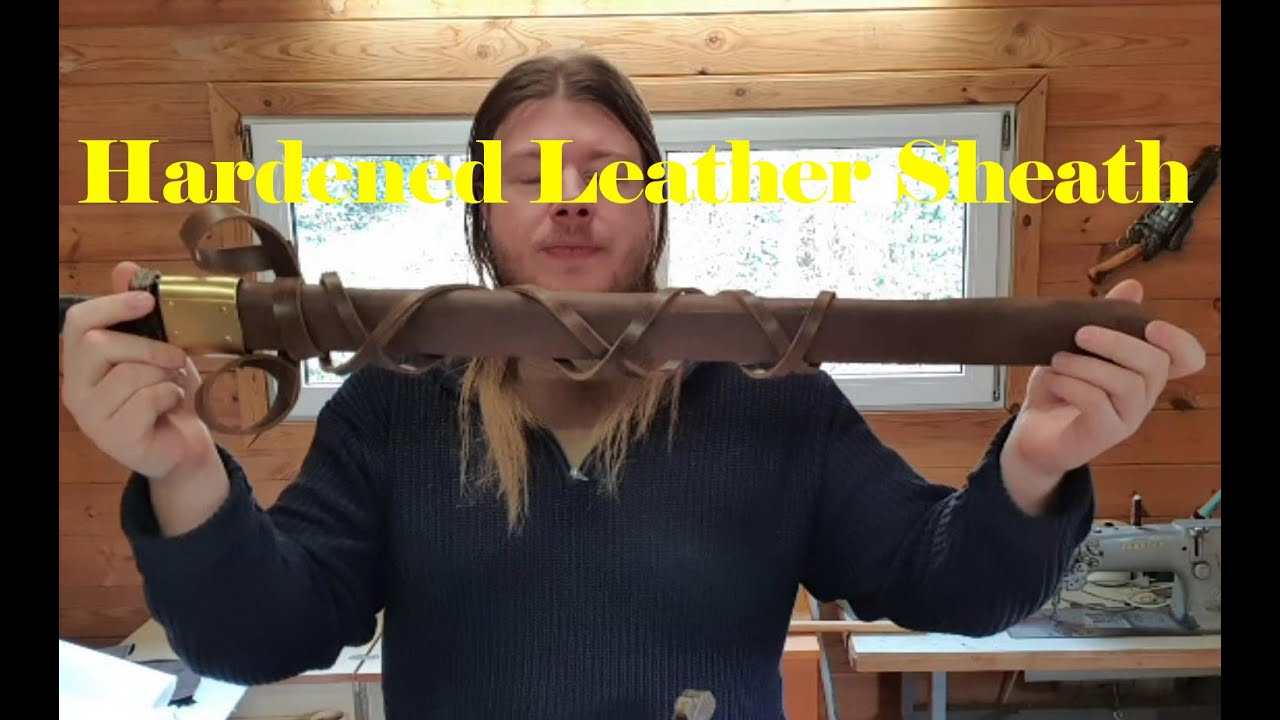 How to Make a Hardened Leather Sheath - YouTube
