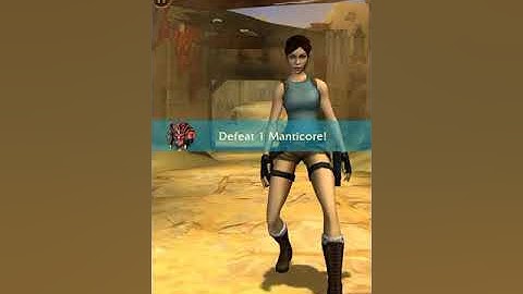 Lara Croft:Relic run-Defeating a Manticore(Just Crossbow)