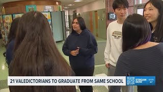 Long Island high school sets record with 21 valedictorians