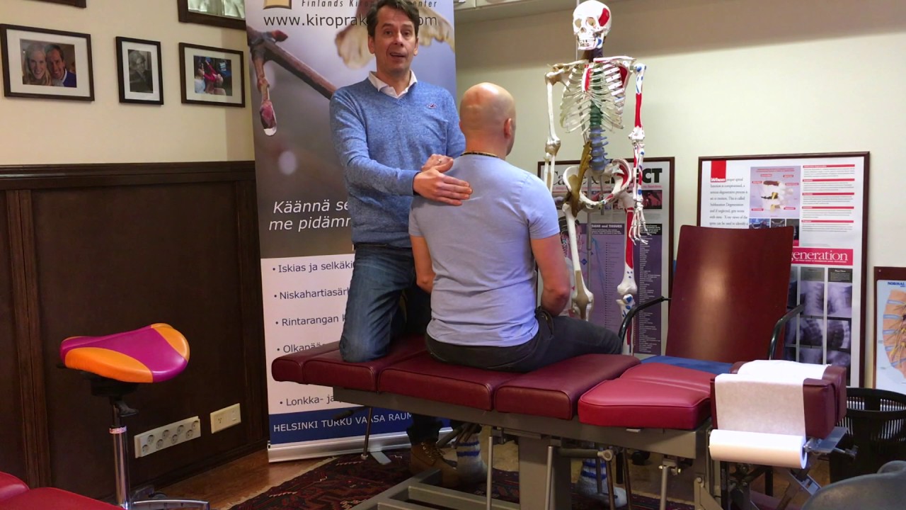 Mitä kiropraktikon vastaanotolla tapahtuu?