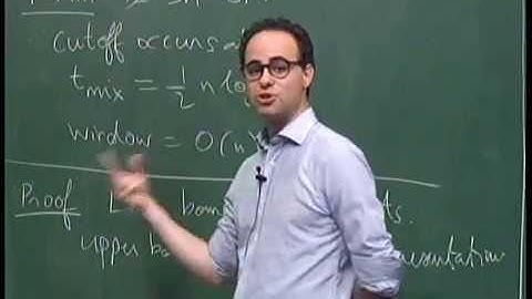 Discrete Markov Chains: mixing times and beyond - Nathanaël Berestycki