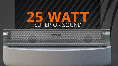 Amazon basics sb25r 25w bluetooth soundbar ₹1500