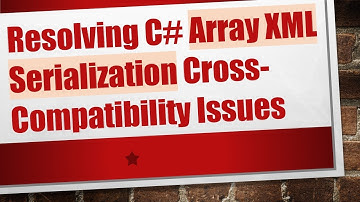 Resolving C# Array XML Serialization Cross-Compatibility Issues